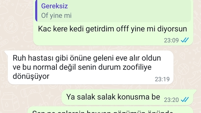 Sokak hayvanını tedavi ettiriyorum yazdığı şeye bakin?