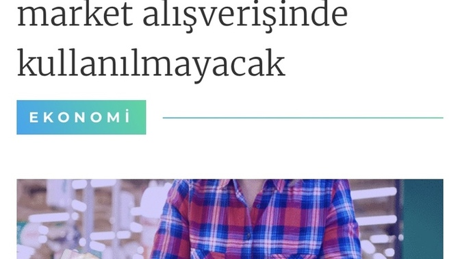 Yemek kartı ile market alışverişi yapılamayacakmış. Bu konu hakkında ne düşünüyorsunuz?