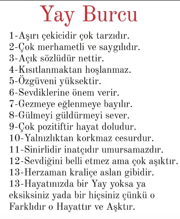 Burcunuzun en çok hangi özelliğini taşıyorsunuz?