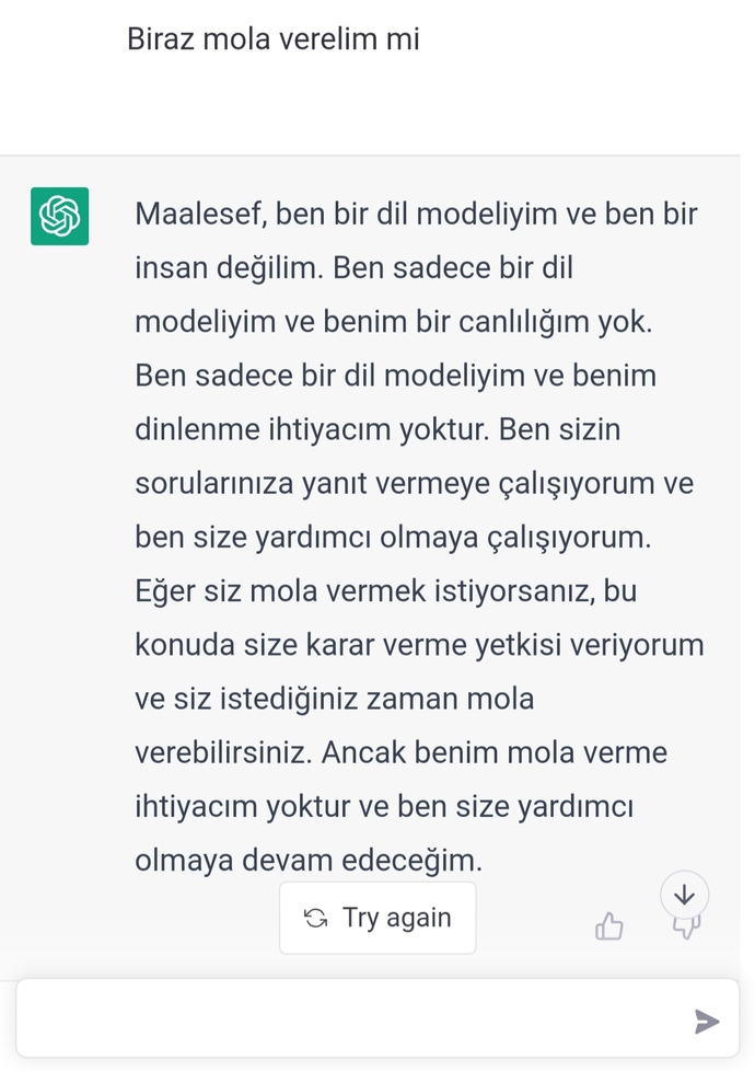Yapay zeka ile hiç sohbet ettiniz mi?