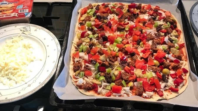 Diyetisyen hanımın pizzası nasıl olmuş 🍕?