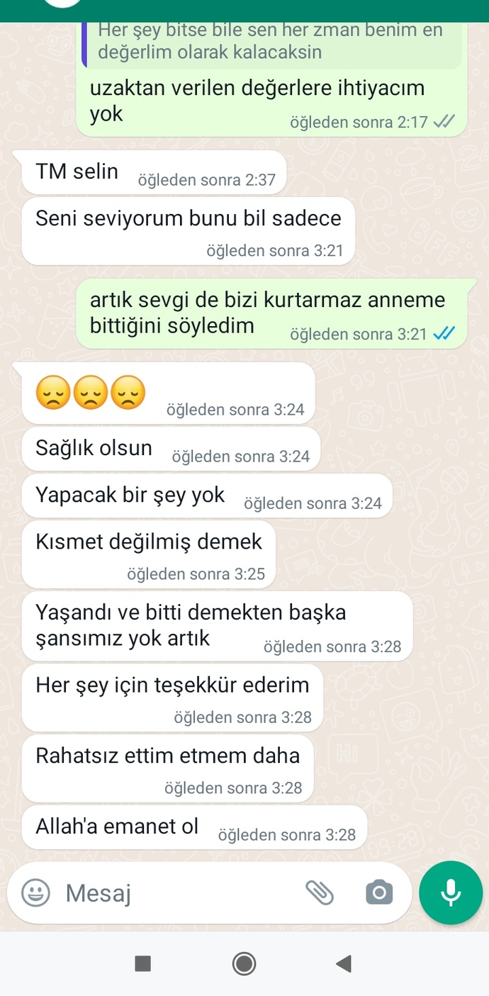 Sizce arkadaşıma niye böyle demiş olabilir?