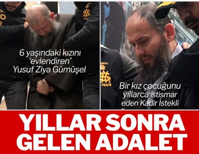 Düşünün 6 yaşında cinsellik olmayacak diye imam nikahı kıyarak o yaşta istismara başlıyorlar.. Bu sapıklar sizce kaç günde salınır?