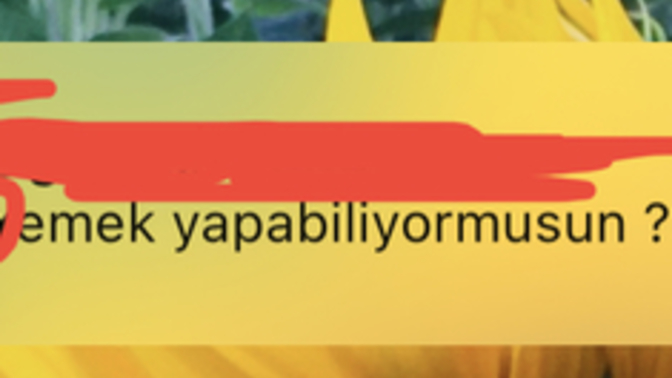 Bir erkek (flörtüm) neden yemek yapabiliyor musun diye sorar?