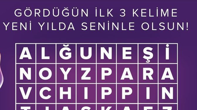 Gördüğün ilk 3 kelime, yeni yılda seninle olsun! Size hangi kelimeler çıktı 🎄🎅✳️?