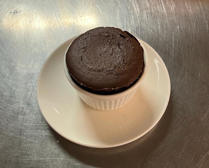 Çikolatalı sufle yaptım, nasıl gözüküyor sizce?