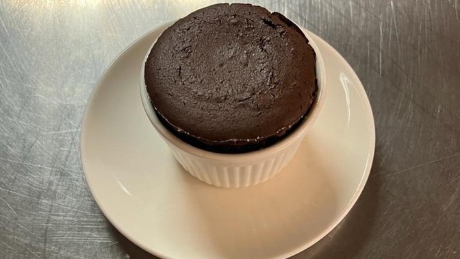 Çikolatalı sufle yaptım, nasıl gözüküyor sizce?