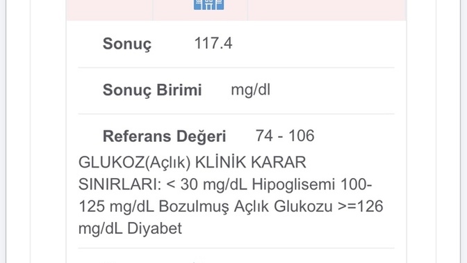Merhaba bugün kan testi yaptırdım heyet raporu için ama benim şekerim mi var acaba?