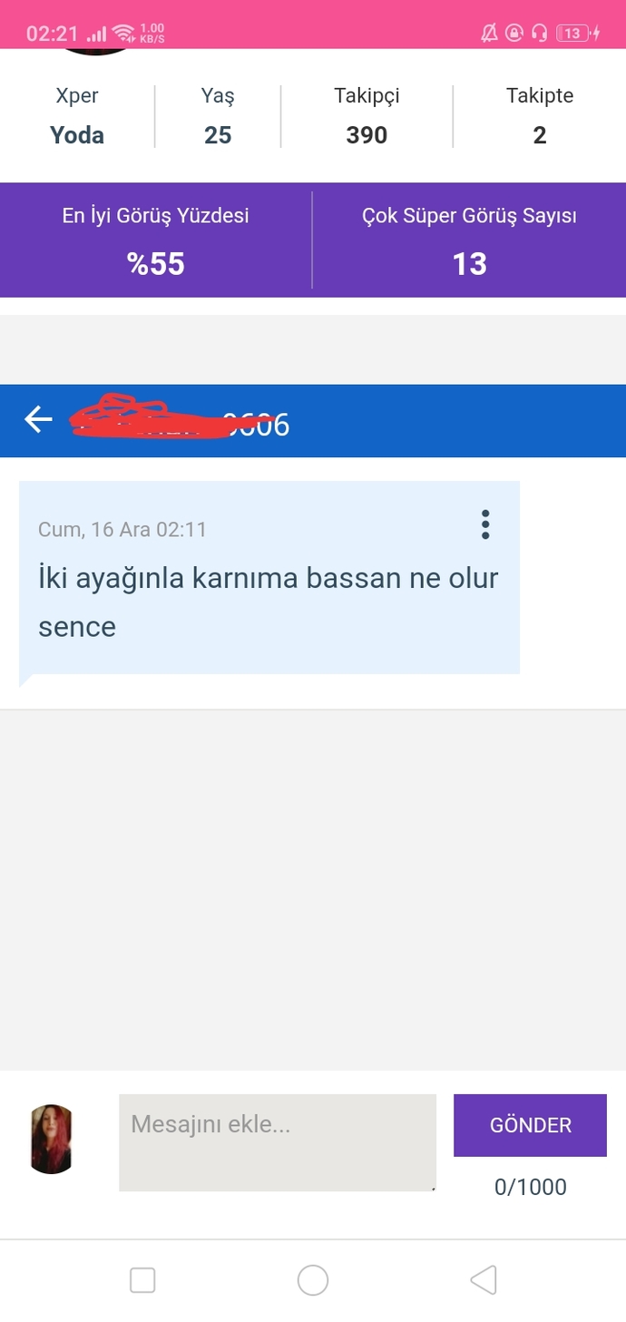 Sizce bu arkadaşa dediğini yapsam ne olur?