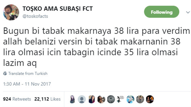 Bir tabak makarna için ne kadar verirsiniz?