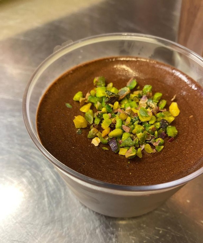 Chocolate Mousse yaptım , nasıl gözüküyor sizce?