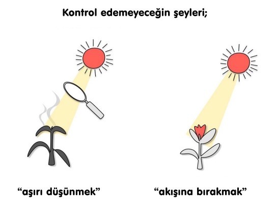 Kontrol edemeyeceğiniz şeyleri düşünür müsünüz, akışına mı bırakırsınız?