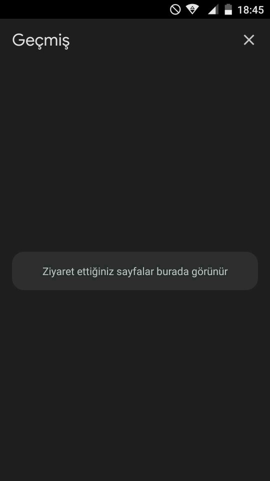 Geçmişinizde neler var?