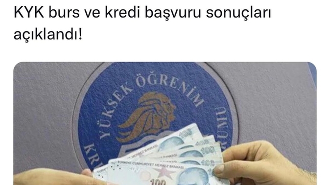 KYK Burs sonuçları açıklandı! Size burs mu yoksa kredi mi cıktı?