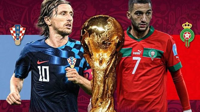 Dünya Kupası 🏆 üçüncülük maçında Hırvatistan Fas'a karşı. Madalya 🥉kimin olacak?