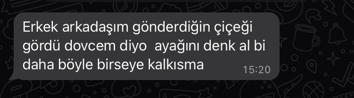 Bence bana olan sevgisini gösteriyor :))