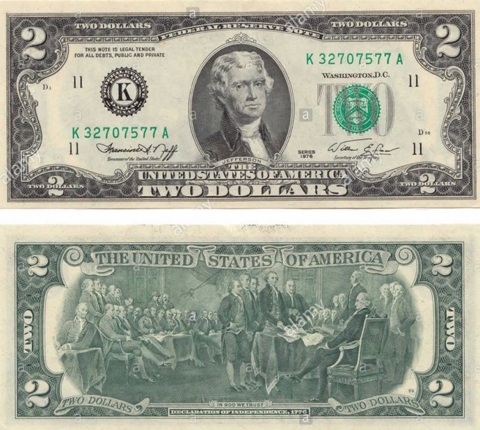 Arkadaşlar 2 dolarlık banknotlar sınırlı sayıda üretildi ve kolay kolay bulunmuyorlar. Sizce bunlar çok değerli midir?