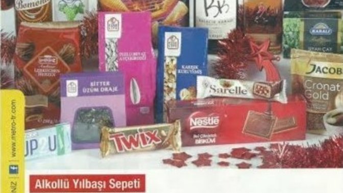 2012 yılbaşı alışveriş sepetini nasıl buldun, fiyatı sadece 124 TL?