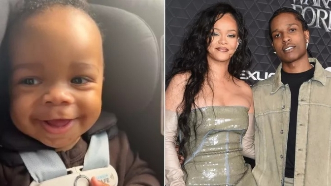 Rihanna sonunda oğlunun yüzünü gösterdi! Sizce kime benziyor?