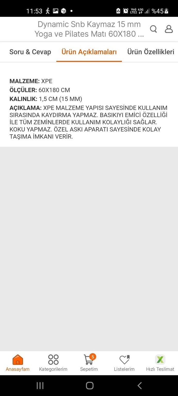 Fitness matı alacağım, sizce bu nasıl?