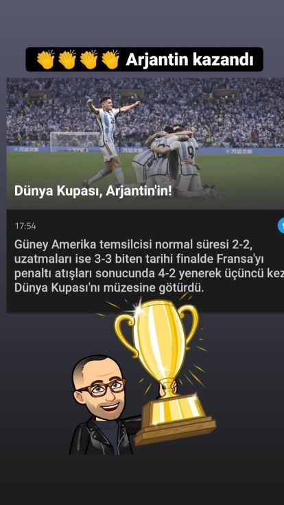Hayal gerçek oldu, 2022 FIFA Dünya Kupası şampiyonu Arjantin! 🥳🏆 Messi artık tarihin en iyisi mi?