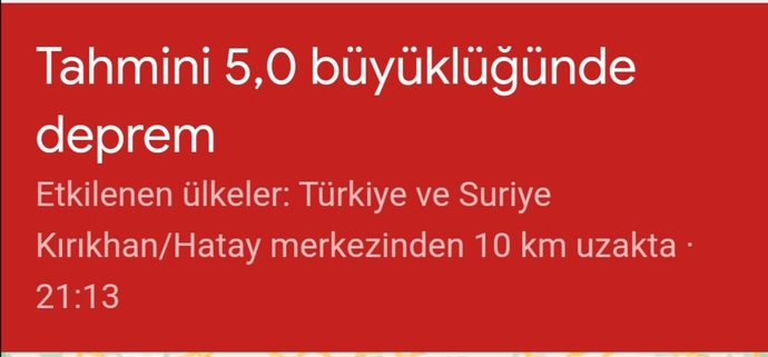 Deprem olduğu zaman panik atak oluyor musunuz?
