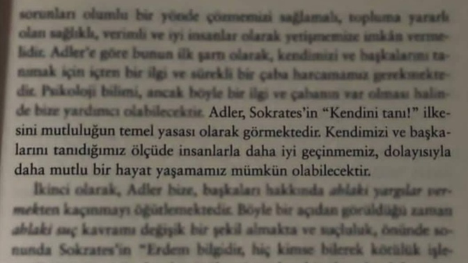Sence sen nasıl birisin?