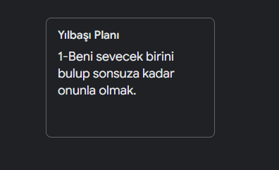 Yılbaşı planınız hazır mı veya yapılacaklar listeniz?