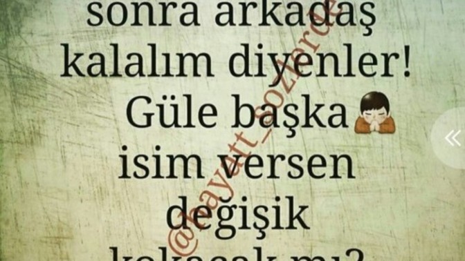 Öyle bir şey mümkün mü?