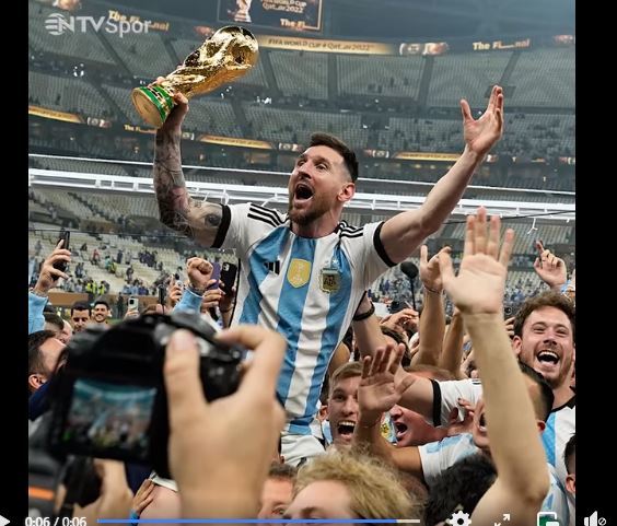 Maradona dan sonra Messide dünya kupasını kazandı neler düşünüyorsunuz?