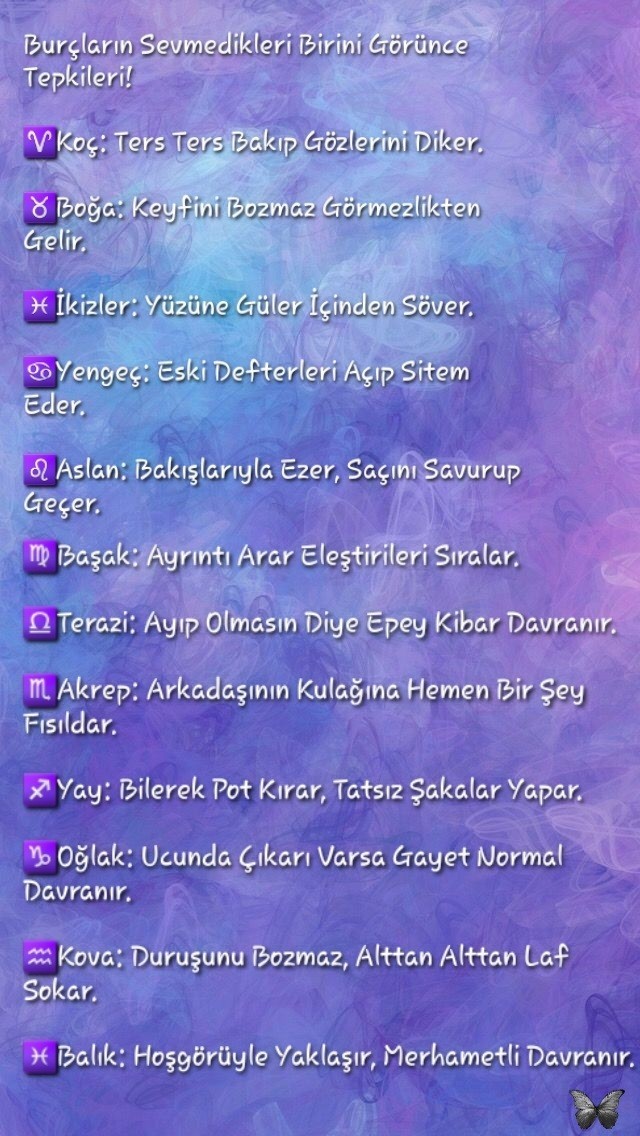 Burcuna göre sevmediğin birini görünce tepkin ne olur?