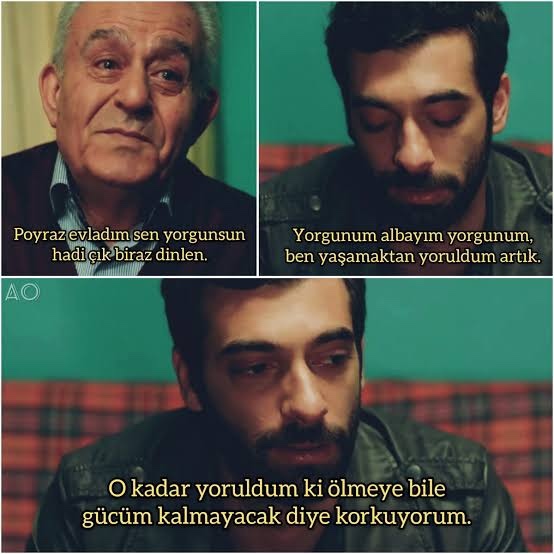 “Artık yoruldum!” denilen şeyler nedir?