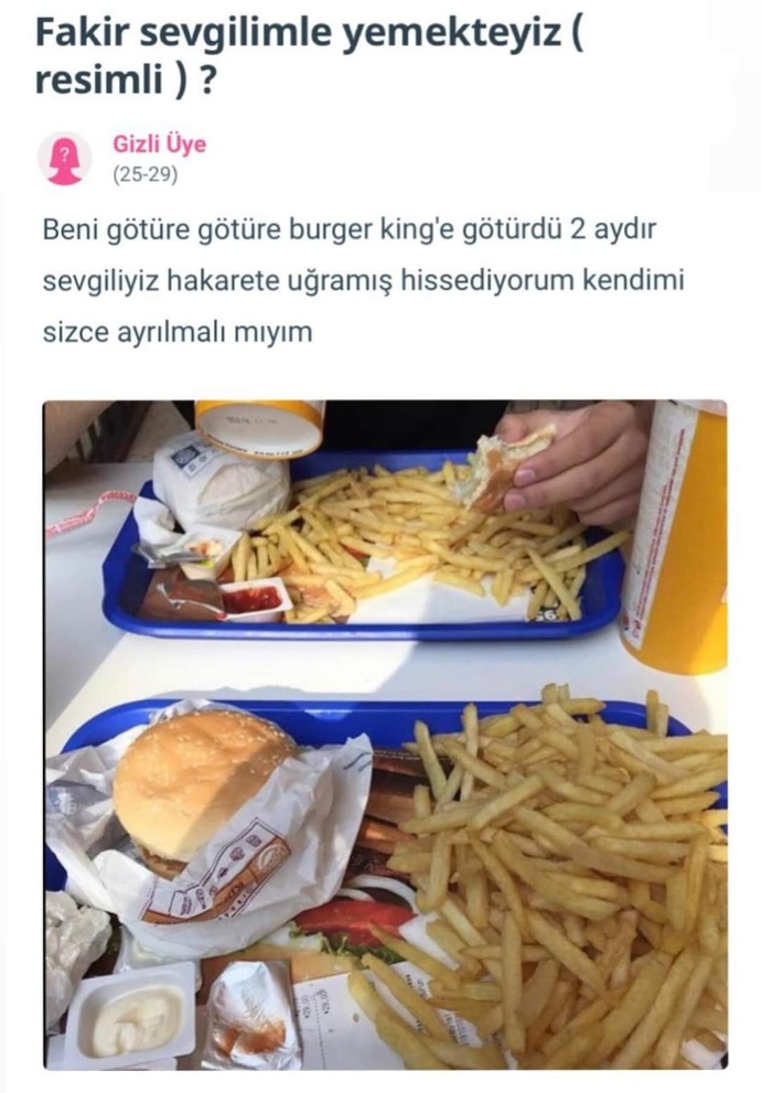 En sevdiğiniz hamburger zinciri ne?