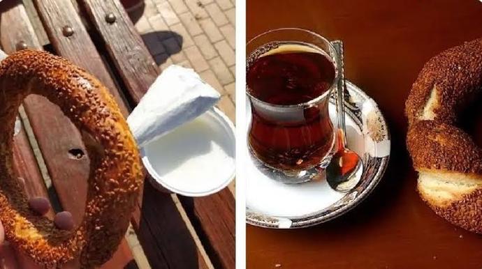 Simidin yanında tercihiniz ayran mı çay mı?