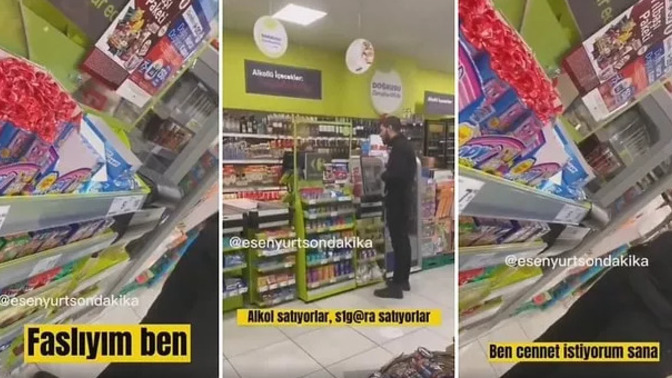 Faslı biri, markette çalışan bir kadına neden başını örtmüyorsun diye tepki göstermiş. Duydunuz mu?