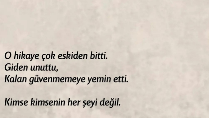 "Her şeyim" kelimesini samimi buluyor musunuz?