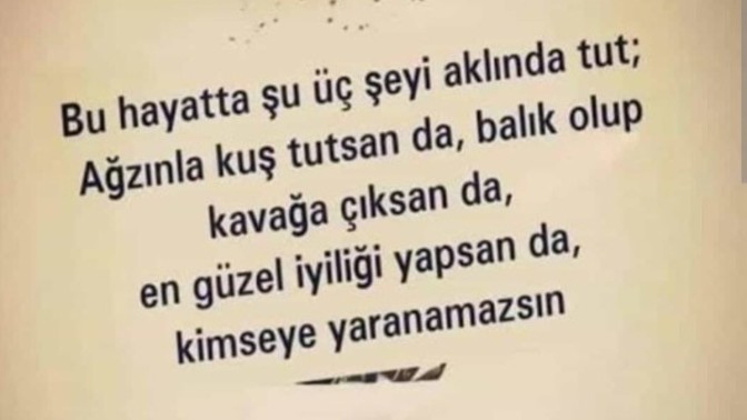 İnsanlara yaranabildiniz mi?