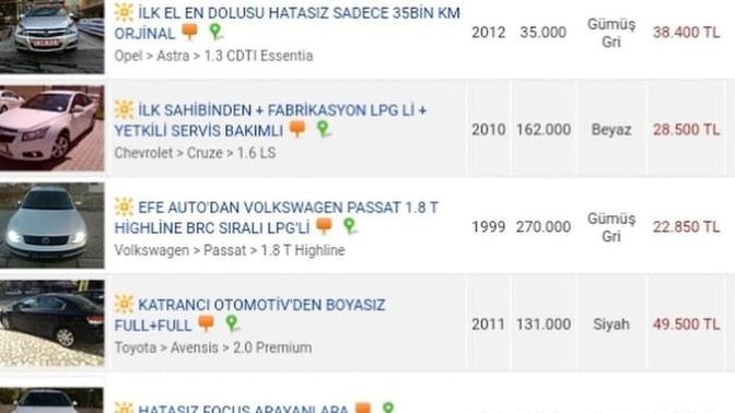 Araba fiyatları tekrar eski hallerine dönse hangi arabayı tercih ederdiniz?