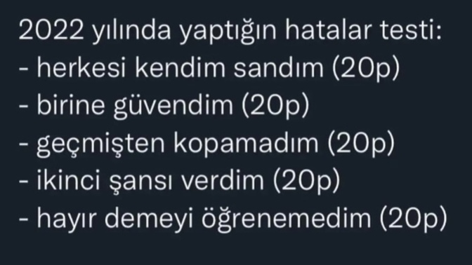2022 yılını kaç puanla kapatıyorsunuz?