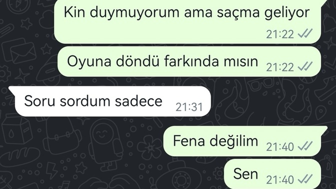 Eski sevgilim yazdı ve yine böyle sonuçlandı. Sizce sadece sıkıntıdan mı yazmıştı?
