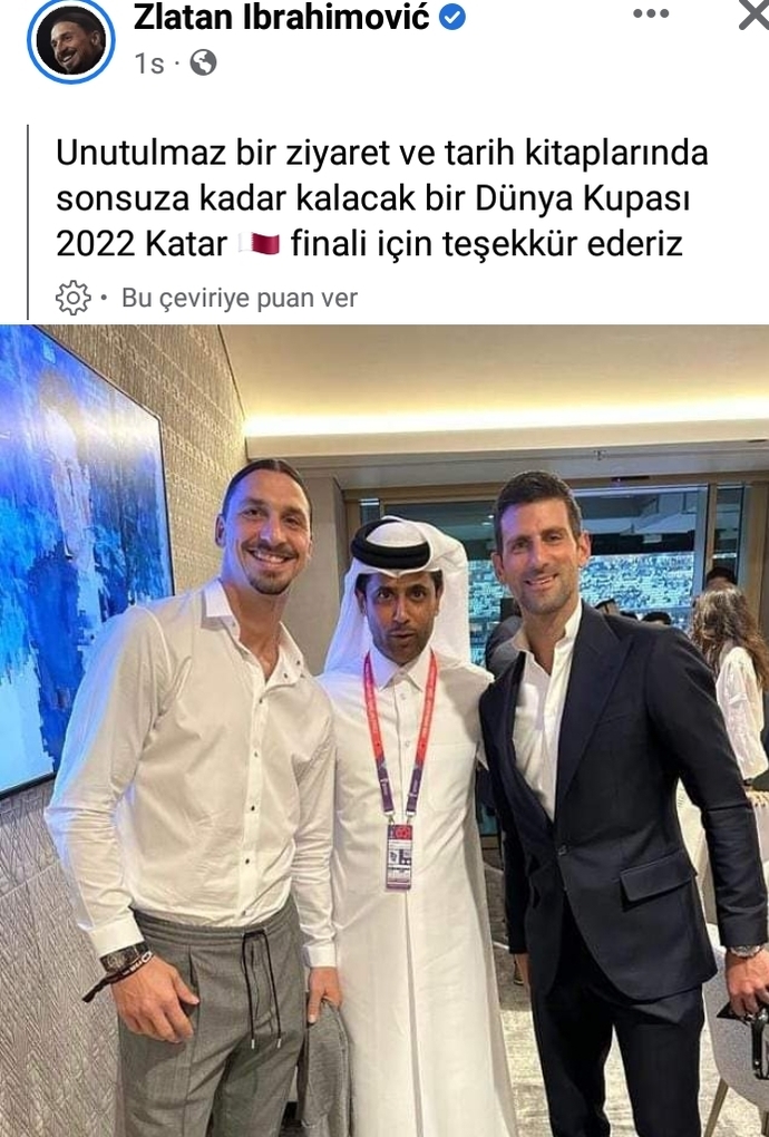 İbrahimoviçin Bu Fotoğraf Karesi Pozu İçin Ne Düşünüyorsunuz?