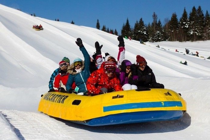 Hiç kar üstünde Rafting yaptınız mı? Eğlenceli mi?