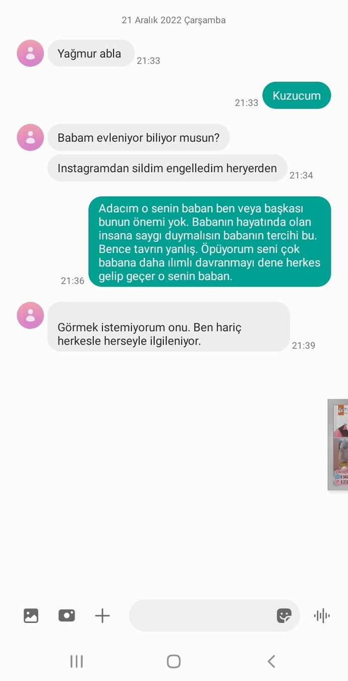 Eski sevgilimin kızı yaşı 16. Cevap versem mi? Yalnız mı hissediyor? Ne yapmalıyım?