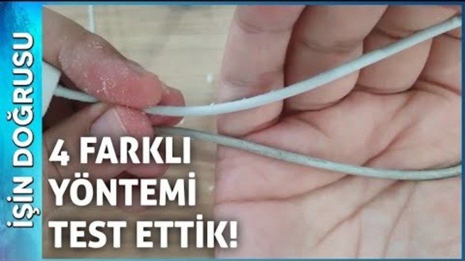 Kirlenen kablolarınızı nasıl temizlersiniz? 