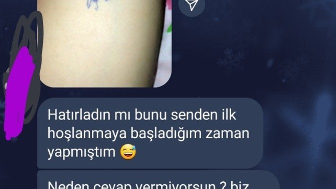 Eski sevgilim böyle yazmış , amacı nedir bunun? ?