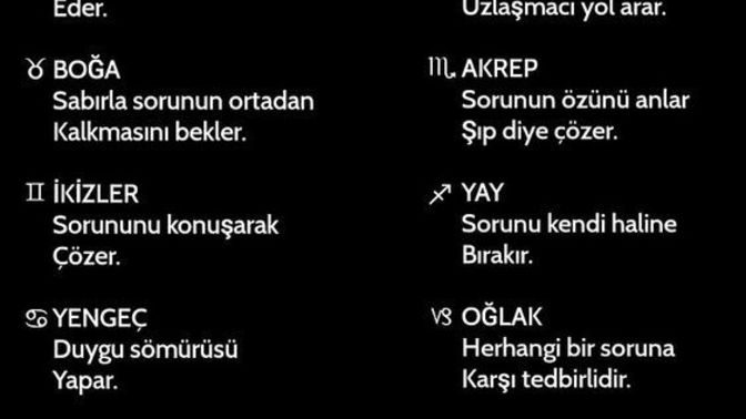 Burcuna göre sen sorunlarla nasıl baş ediyorsun?