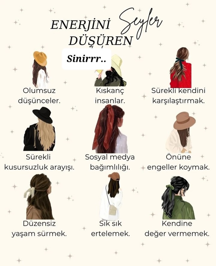 🤦🏻♀️Enerjini düşüren şeyler neler biliyor musun?