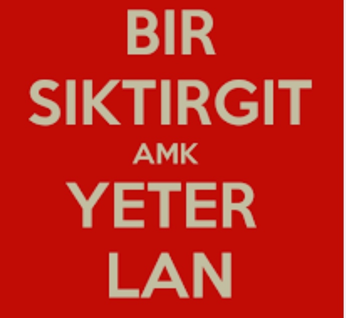 Bunu yüzüne karşı haykırmak istiyorummmm