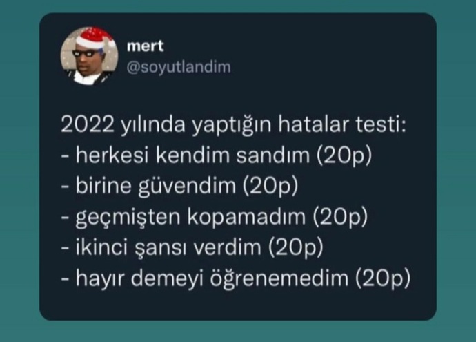 2023 de değişecek misiniz?