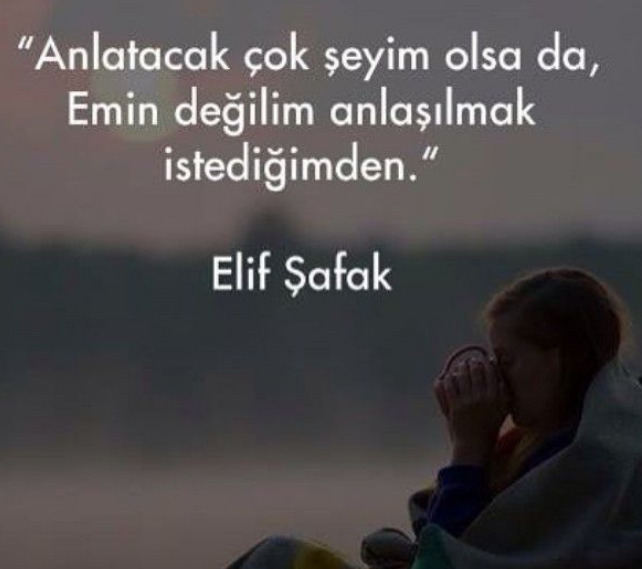 Bazen anlaşılmakta istemez insan...